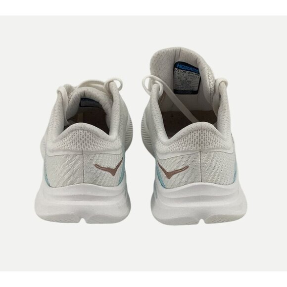 Hoka Womens Solimar Running Shoes Size 7.5 White & Blue Mesh Lightweight - Picture 4 of 9